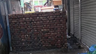 গৌরীপুরে ২০ বছরের পাকা রাস্তা দখল করে দোকান নির্মাণ, দুর্ভোগে শতাধিক পরিবার